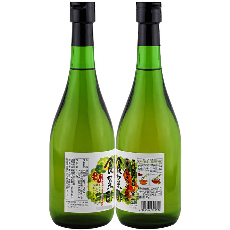 株式会社 太田酢店 健康家族の食菜酢 720ml