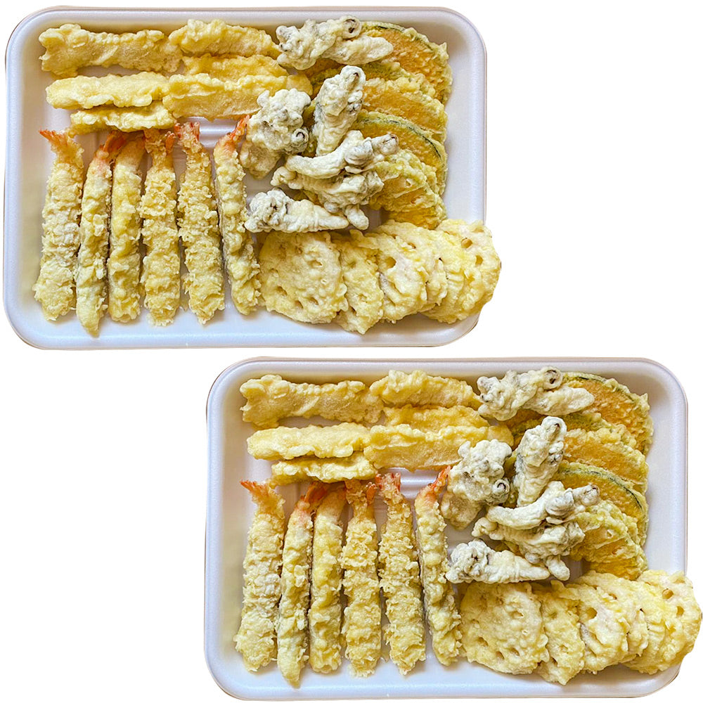 天丼セット 季節の天重 4食 / 6食 / 12食 (1食4~5種) 天ぷら 海老天