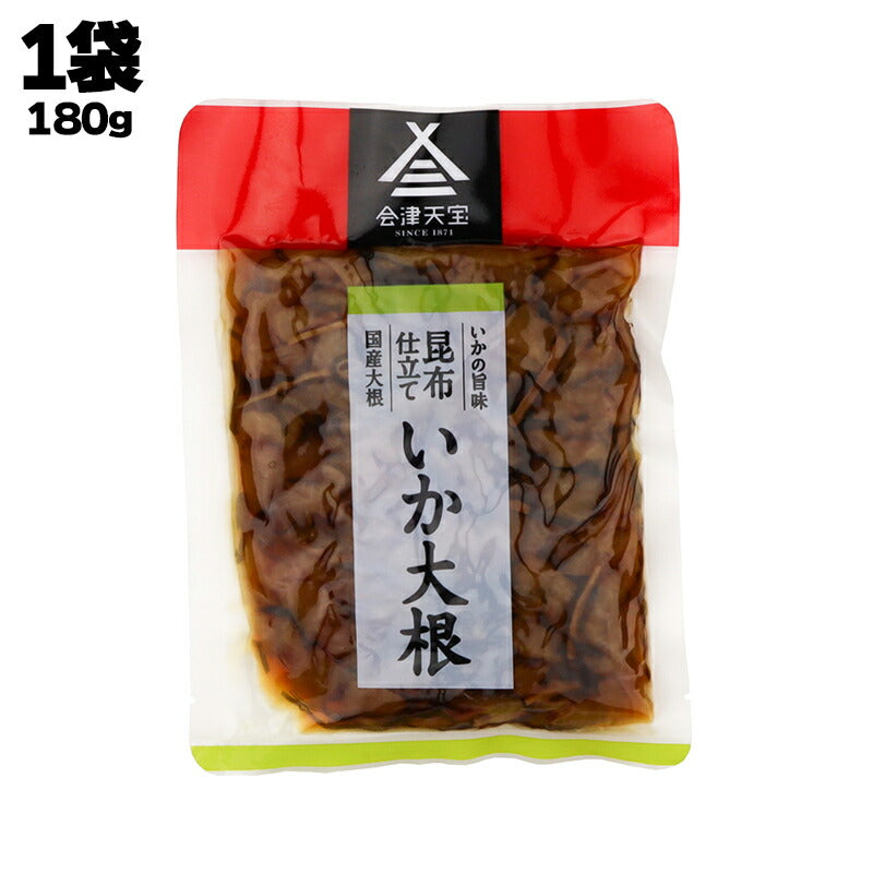 会津天宝醸造 株式会社 いか大根 180g – 黒潮海苔店