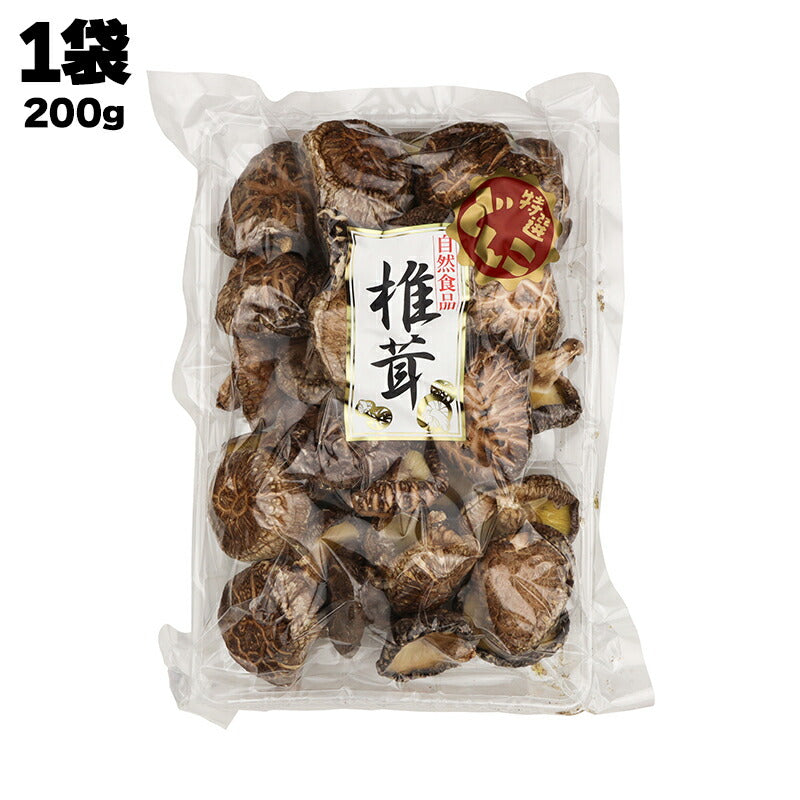 特選どんこ 干し椎茸 200g – 黒潮海苔店