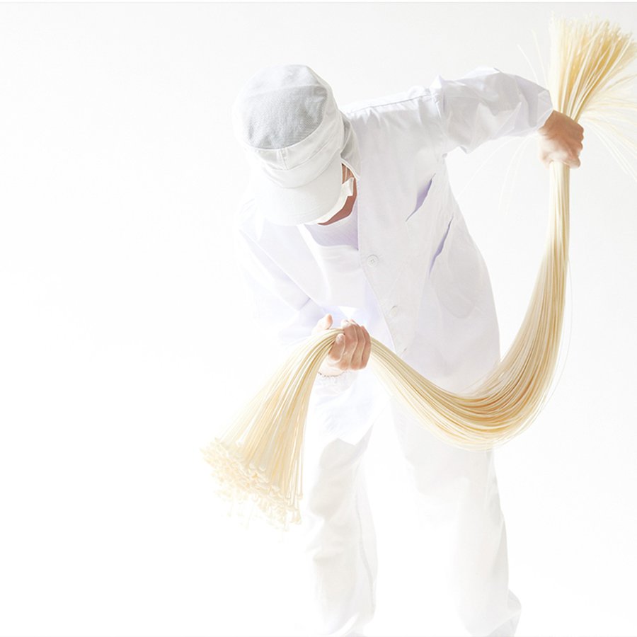 稲庭うどん 稲庭うどん小川 小川信夫作 紙化粧箱入