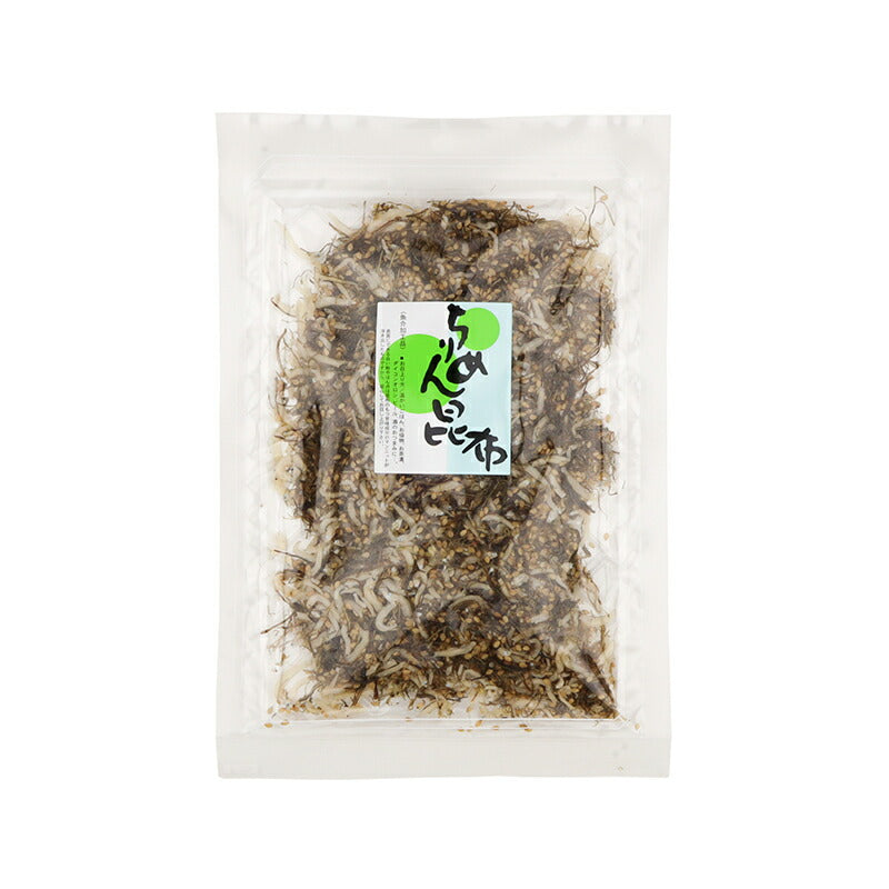 ちりめん昆布 68g こんぶ 海藻 ちりめんじゃこ 魚介類 魚介 新鮮 海鮮 海の幸 グルメ 乾物 たんぱく質 ごはん ご飯のお供 ふりかけ 料理 おにぎり お弁当