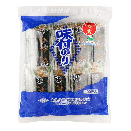 東北水産加工業協同組合 味付のり 天 12切4枚×100袋入