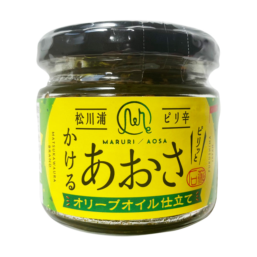 かけるあおさ ピリ辛 90g あおさのオイル漬け 瓶詰 オリーブオイル