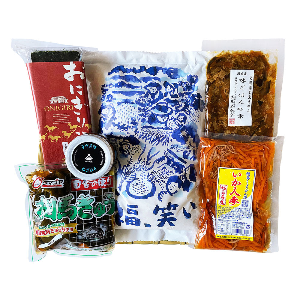 福、笑い ふくしまの逸品詰合せ ＜俵＞ FWB-7 – 黒潮海苔店