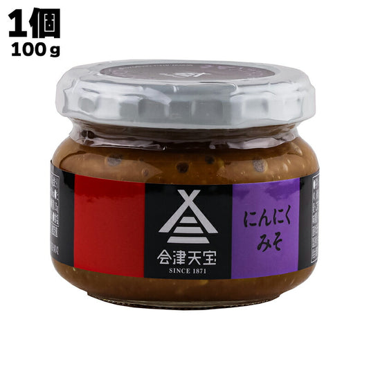 会津天宝醸造 株式会社 にんにくみそ 100g